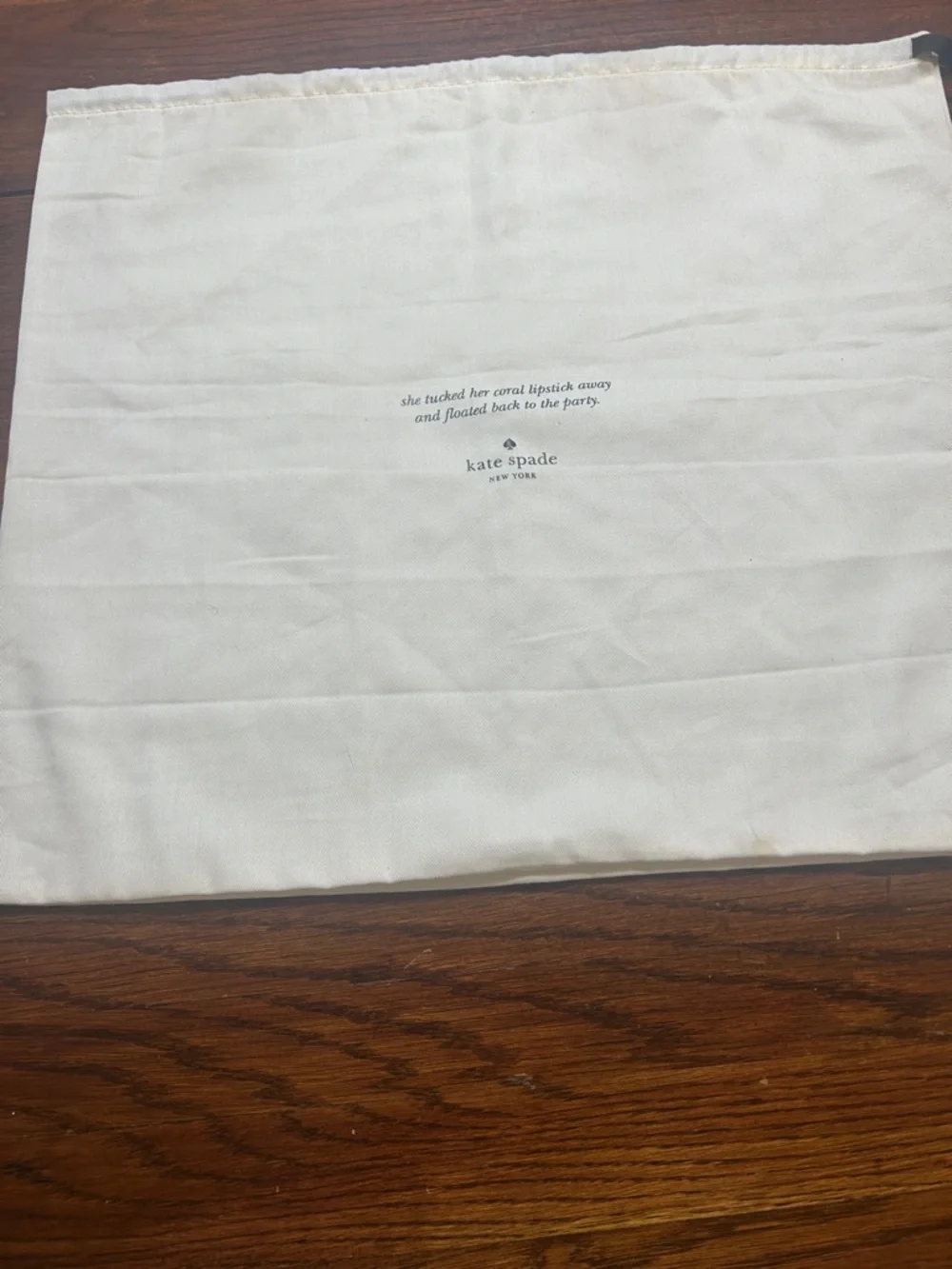 Kate Spade Large Cotton Canvas Dust Bags